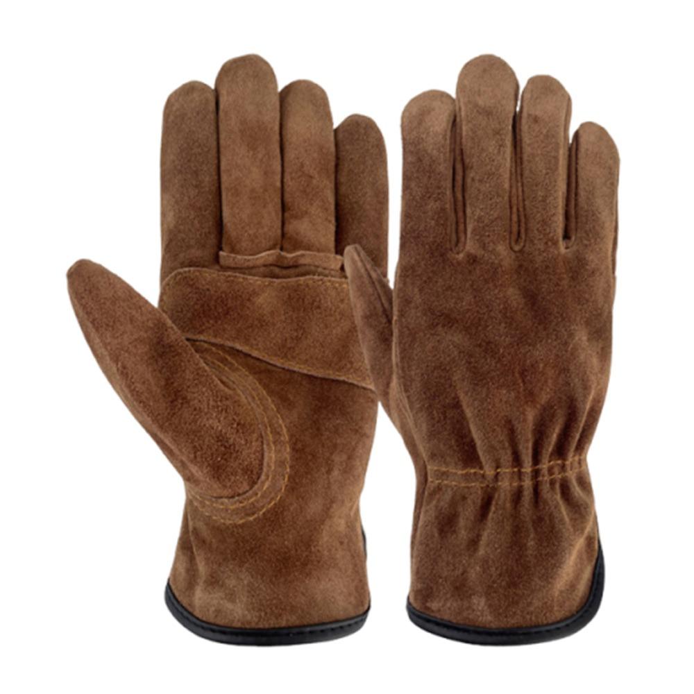 Anti-thorning Safety Gloves Cowhide Anti-cutting Gloves Heat Insulation Gloves Welding