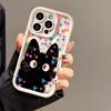 Love Little Black Cat Applies To iPhone17PorMax Mobile Phone Case 14 Apple 13 Matte 12/15 Cute Soft Case