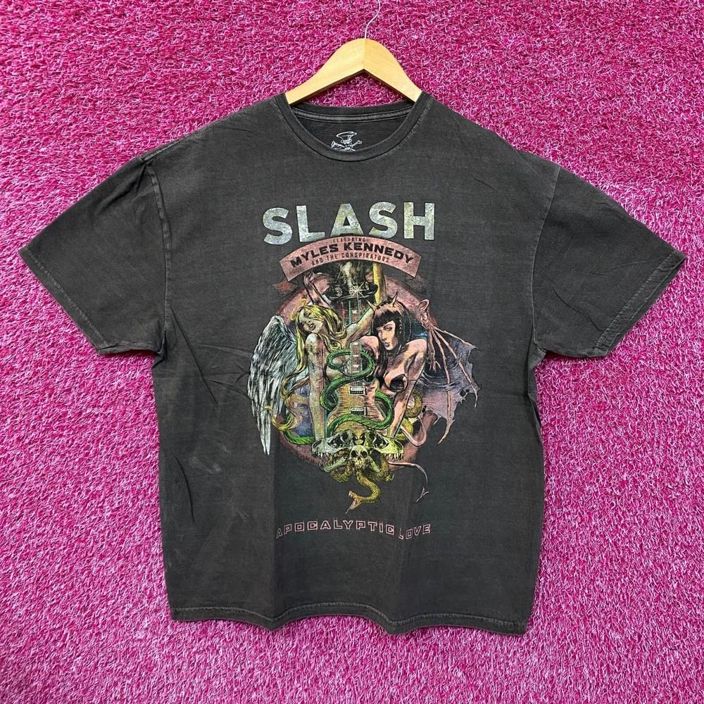 Slash Apocalyptic Love Oversized Distressed Tshirt size L/XL Unisex T-Shirt XXXL