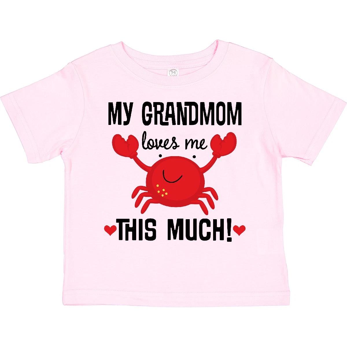 

Inktastic Grandmom Loves Me Grandchild Toddler T-Shirt From Childs Clothing Kid 120