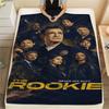 1 PZ Coperta di Flanella Fantasia THE ROOKIE Adatta a Tutte le Stagioni per Arredamento Casa Calore e Comfort Regali Regalo Festivo