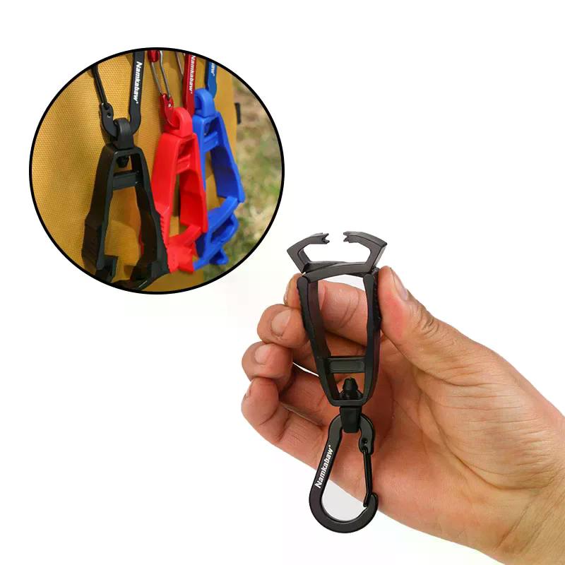 Outdoor Multifunctional Plastic Hook Buckle Safety Work Gloves Holder Anti-drop Durable Glove Belt Clamp For Worker Construction