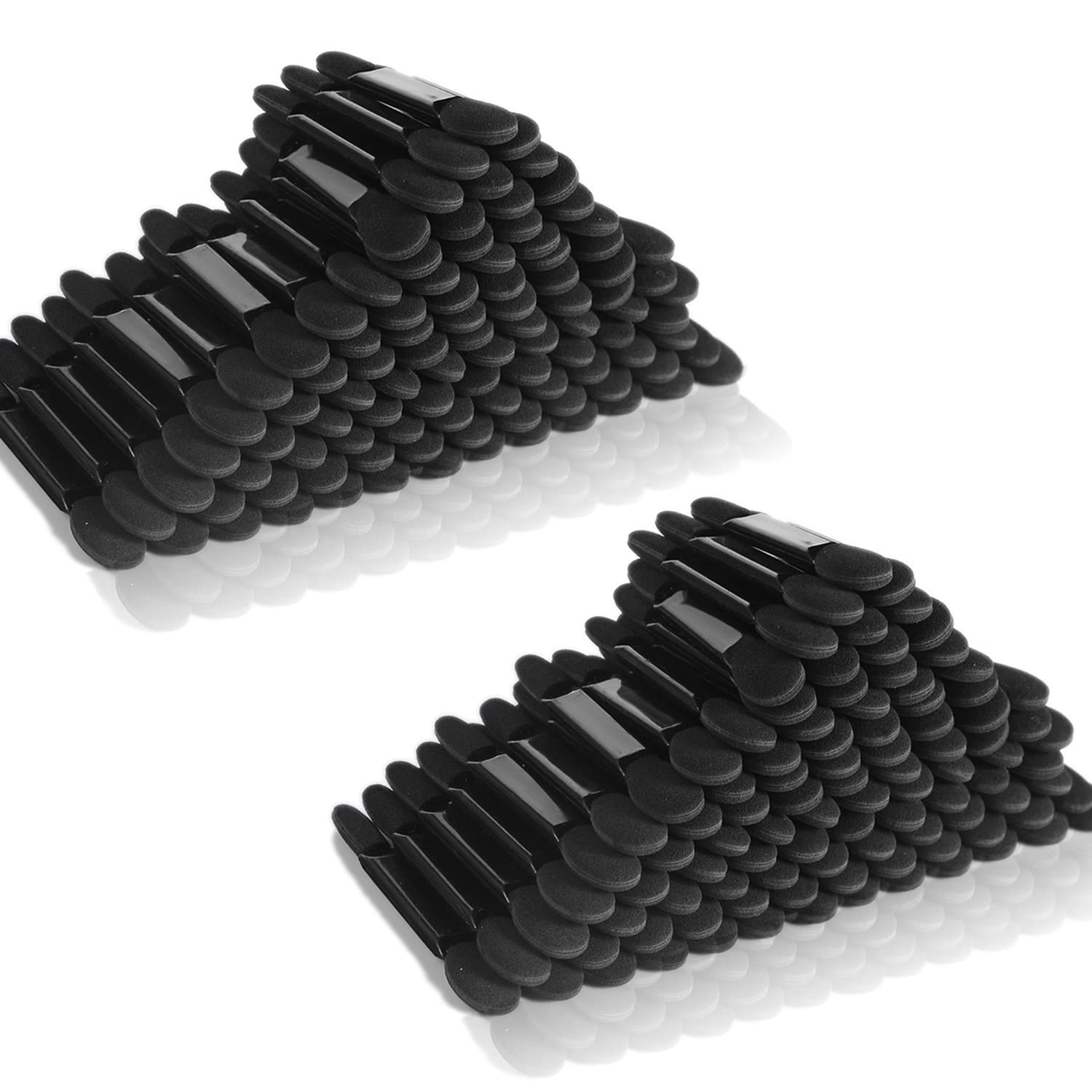 

Deksias 100 Double Eyeshadow Eyeshadow Makeup Makeup Makeup Tools Tips, Brushes, Brushes, Tips, (Black) чорний