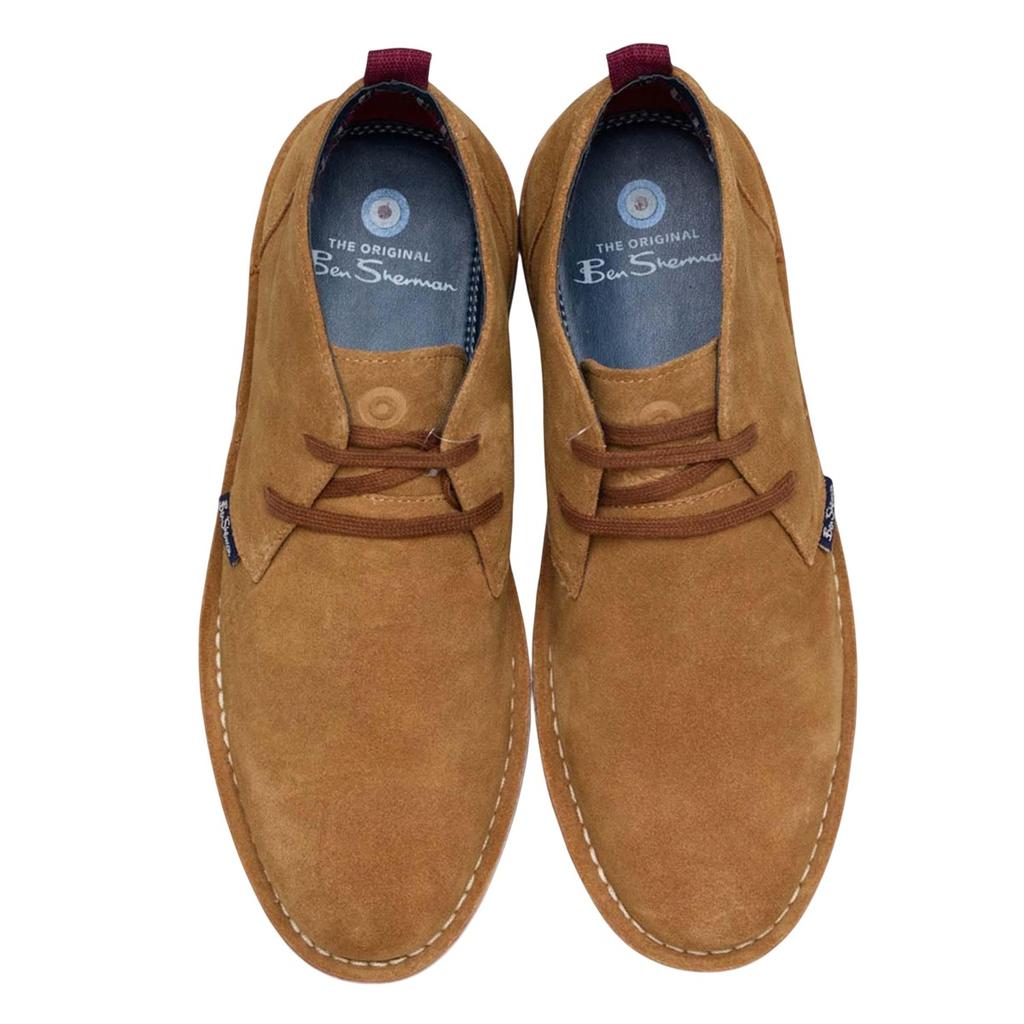 Ben Sherman Mens Hemmings Suede Desert Boots