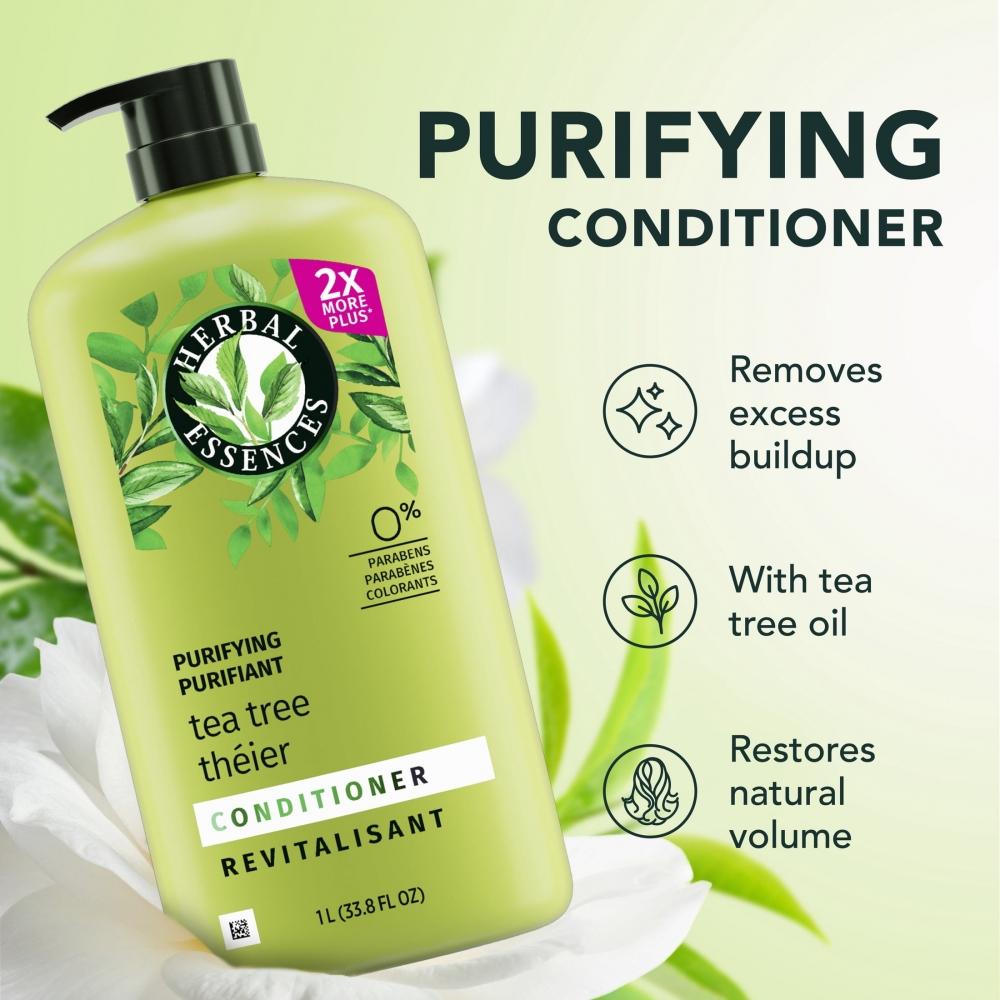 Herbal Essences Purifying Conditioner  Tea Tree  33.8 Fl Oz