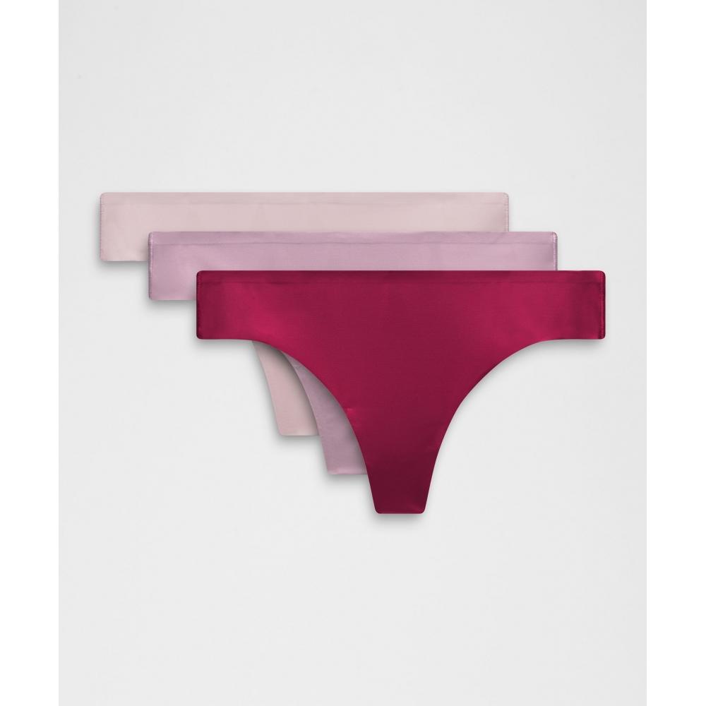 

Lululemon Invisiwear стринги средней посадки 3 шт. в упаковке Lavender Lux Pink Haze Magenta Smoke XXL