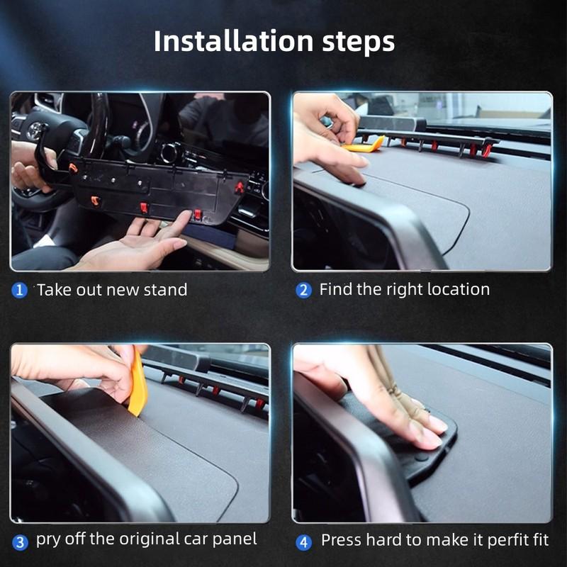 For Toyota Highlander   Car Phone Holder Dashboard Mount Anti-Shake Mobile Phone Stand 360° Rotation Cell Phone Holder