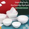 Yongduo White Commercial Stainless Steel Bowl
