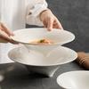 White Porcelain Tableware, Three Legged Ceramic Bowls, Soup Bowls, Fruit Plates, Ceramic Plates, Irregular Tableware