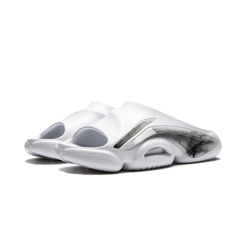 Li Ning BADFIVE Klouzací pantofle Pánské Bílé ABTU001-2