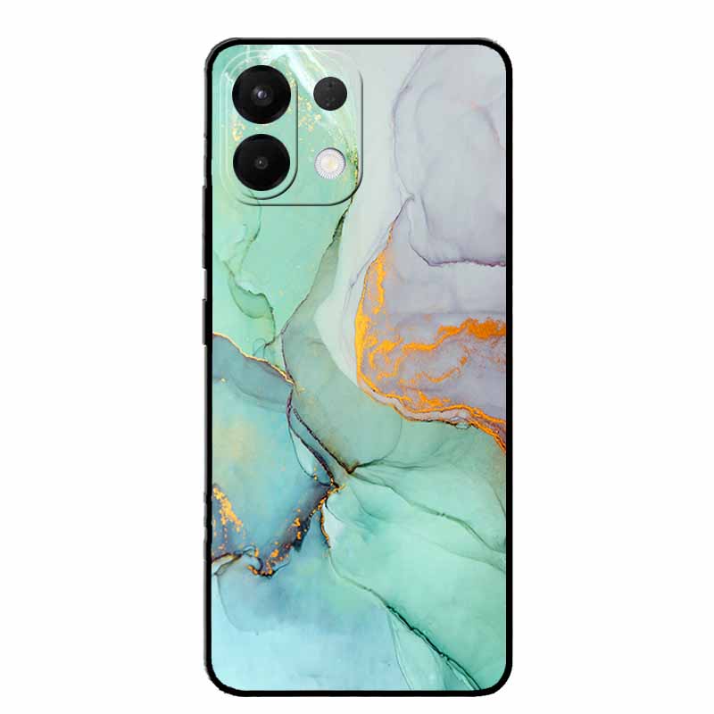 For Oppo K12s K13 5G Case Marble Painted Silicone Back Cover Cases For OPPO K13 5G Soft Black Funda Oppo K12s PLD110 Phone Cover