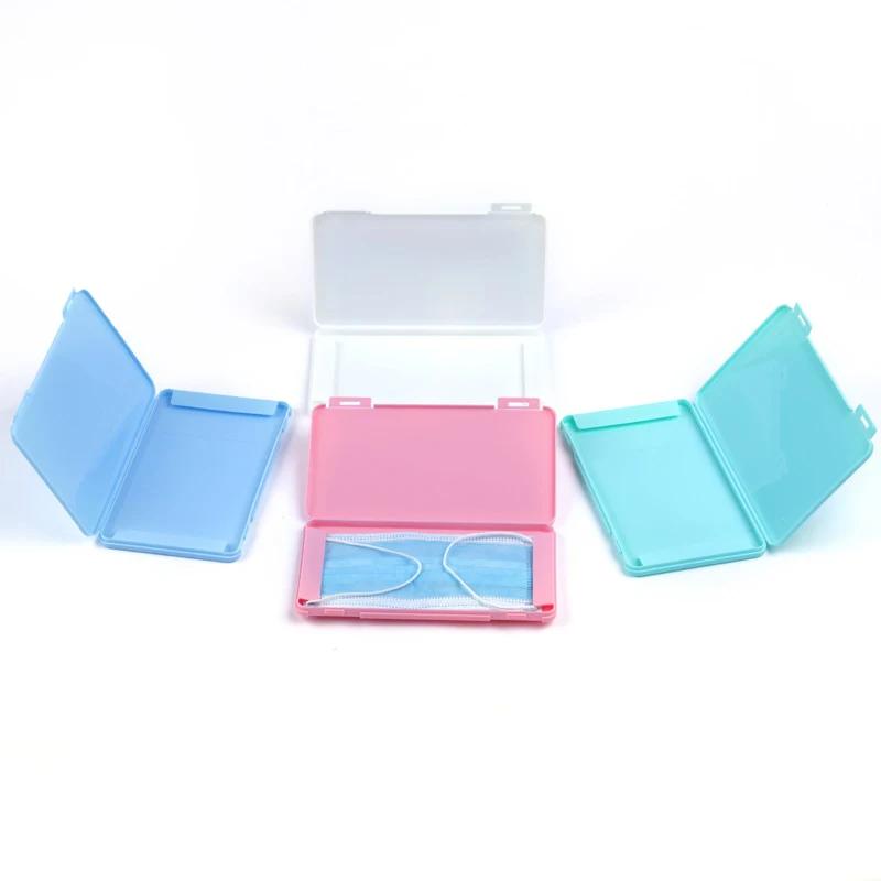 PP Mask Storage Box Mask Holder Available In Multiple Colors Portable Dust-Proof Moisture-Proof Children's Student Mask Box