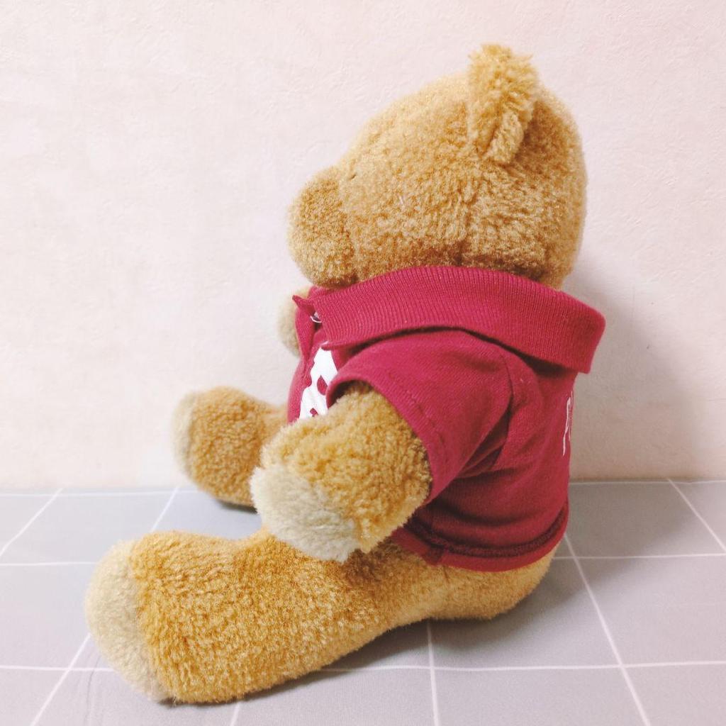 [USED] Pink House/PINKHOUSE Bear Plush Toy Teddy Bear Heisei Retro