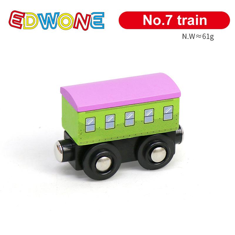 1pcs Magnetic Train Toys Wooden Train Locomotive Car Truck Railway Accessories Fit for Wooden Tracks Toys for Kids Gifts