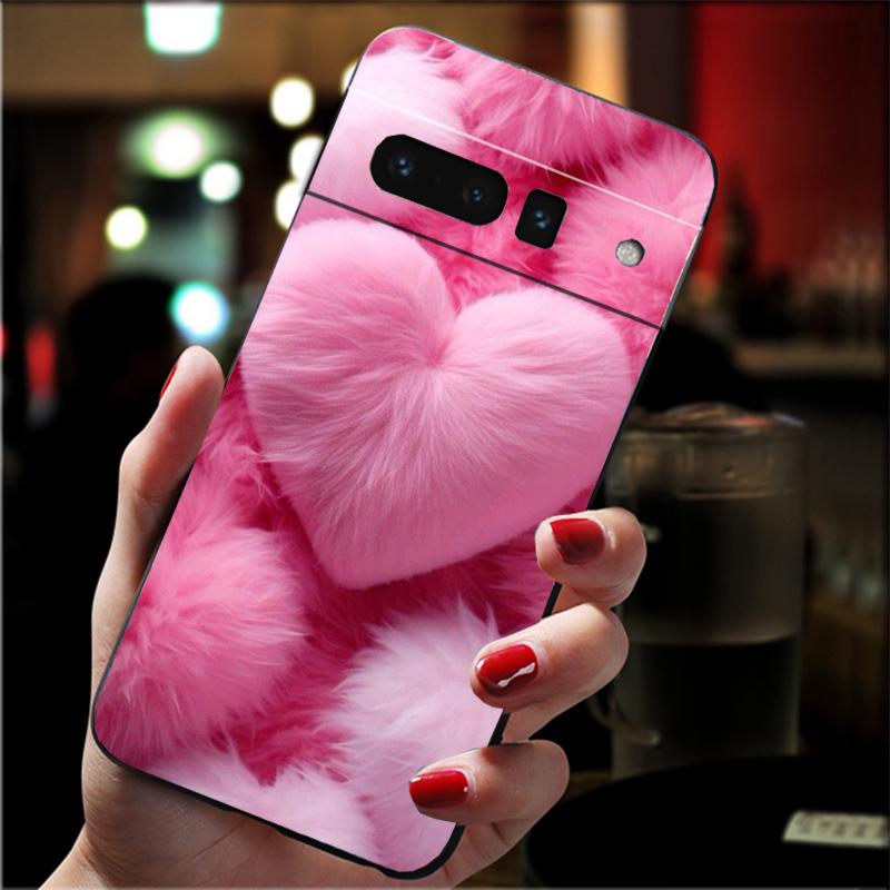

Phone Case For Google Pixel 10 9 Pro XL 9A 8 7 6 Pro Pixel 8A 7A 6A Pixel 8 7 6 5 Pink Aesthtic Case Google Pixel 10