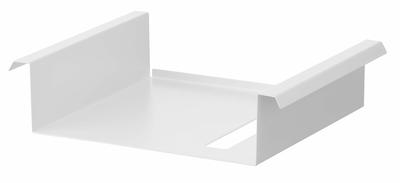 Yamazaki Under Table Storage Rack for Tension W30 X X Remote 6007 Rods, White, Approx. D23.7 H8cm, Tower, Tissue, Control, All-in-One Storage,