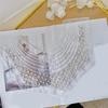 Embroidered Beadwork Collar Applique Mesh Collar Accessory For Elegances Social Gatherings Clothing Garment Decoration
