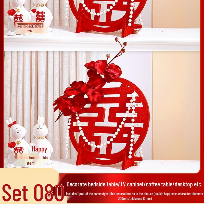 Honeymoon Love Heart Balloon Ceiling Set for Wedding and Bedroom Decor