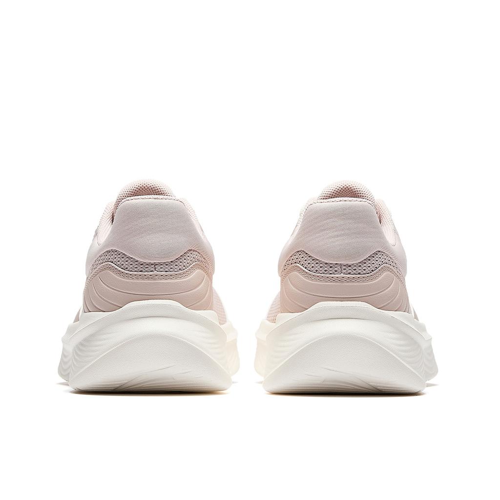 Anta Shock Absorbing Resilient Durable Womens Training Sports Low Top Running Shoes Women sneaker Lotus-Gray Ivory-White 922537726-2