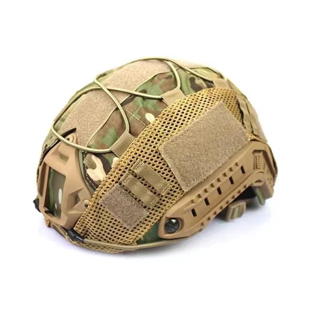 

FAST Tactical Helmet Camouflage CP Camouflage 1000D Nylon Hunting Military Camouflage Helmet Cover Аксесуари з еластичною мотузкою
