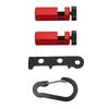 Tall Stair Gauges Set with Holder Hook Portable Aluminum Alloy Framing Square Stops Jig for Framing Layout Tool