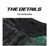 8515 Große Größen Herren Ice Silk Rundhals T-Shirt - Trendiges Kurzarm in Europäischem und Amerikanischem Stil