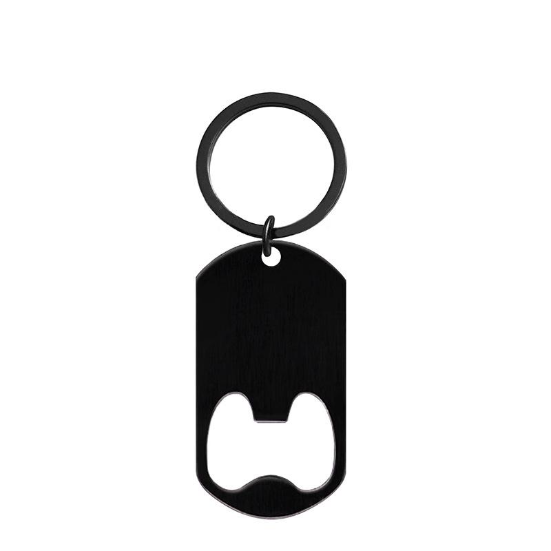 Blank Metal Keyring Bottle Opener Tag - Festival Gift In Stock