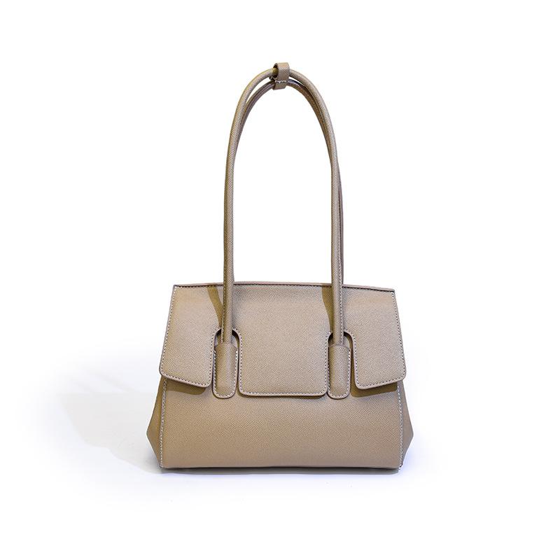

Cross Border Large Capacity Delicate Shoulder Bag, Chic Vertical Tote Handbag, Versatile Commuter Underarm Purse KTB хаки