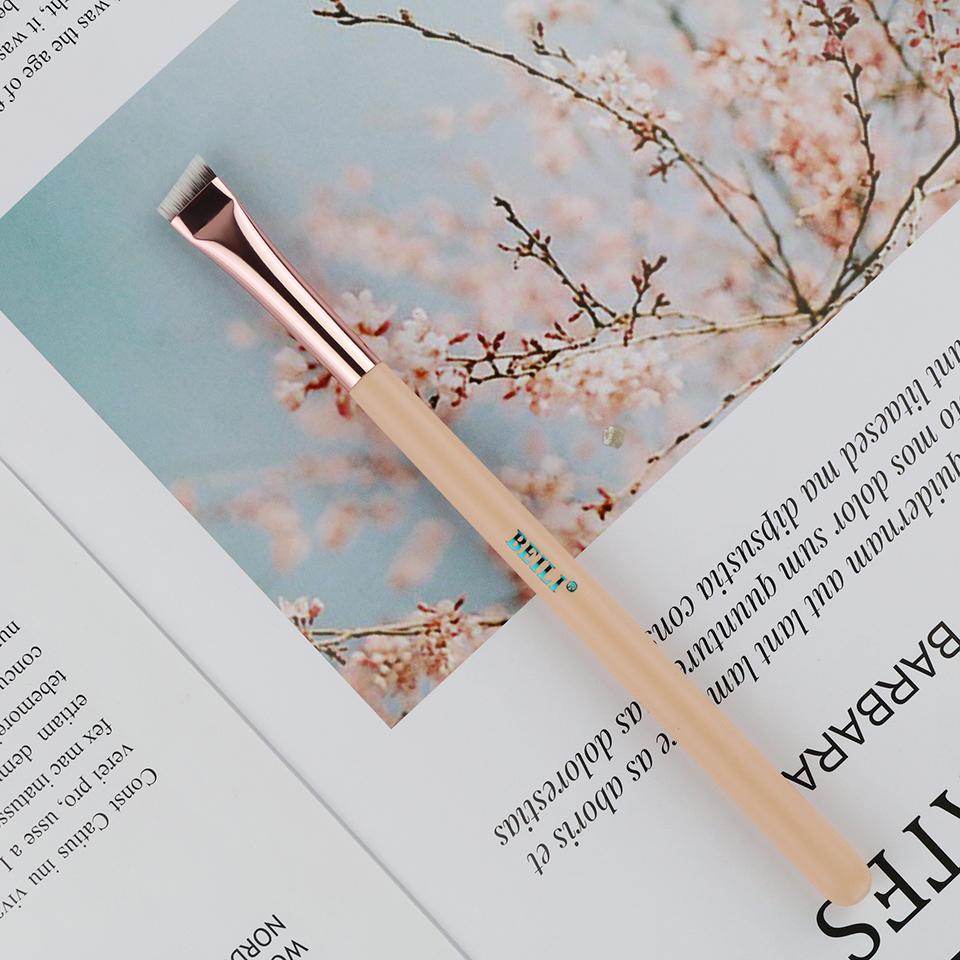 BEILI Ultra Thin Eyebrow Makeup Brush Set For Professional Eyeliner Eyelash Concealer Detail Brushes Make up Beauty Product