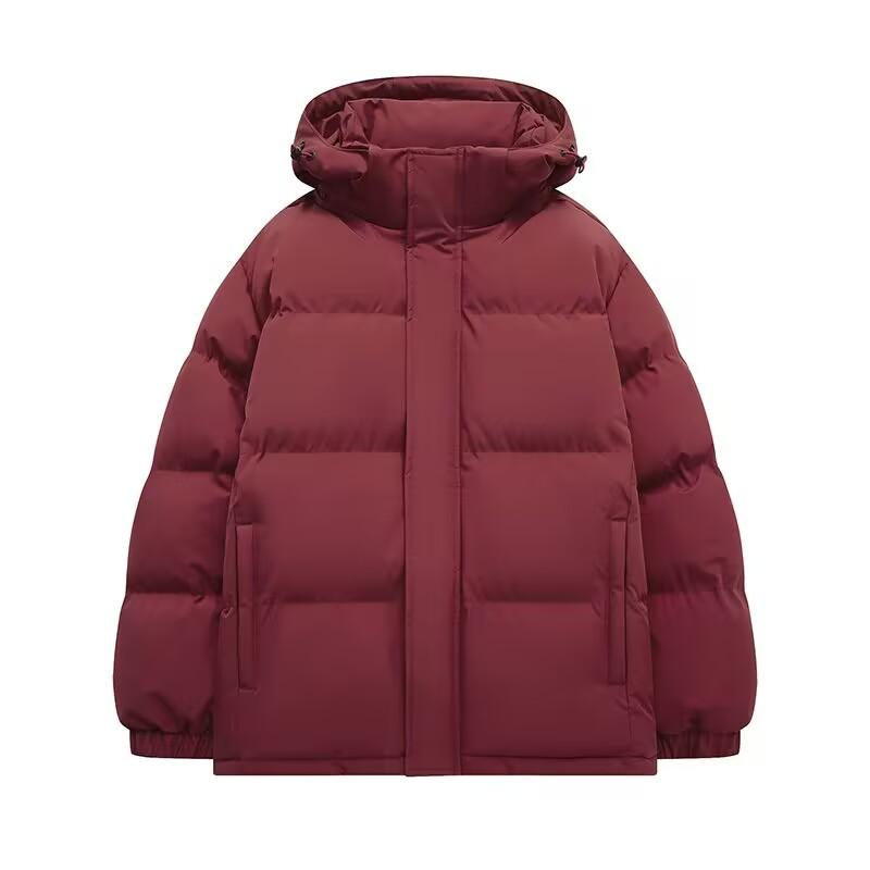 Neuer, dicker Wintermantel aus Baumwolle im koreanischen Stil mit fusselfreier Baumwolle im Hongkong-Stil, lockere Freizeitjacke für Paare, gleicher Stil für Männer und Frauen