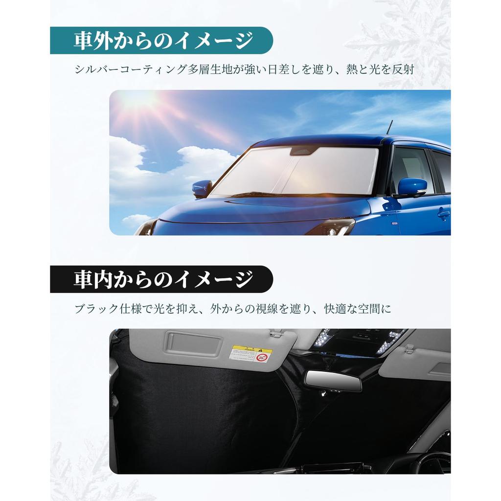 HUAHAO Sonnenschutz für Suzuki Swift Swift Sport ZC33S Windschutzscheibe UV-Sonnenschutz für Auto Licht Wärme Keine Saugnäpfe Maßgefertigtes Teil - Sonnenschutz, Schutz,