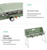 CLS Portable Folding Double-Burner Gas Camping Stove