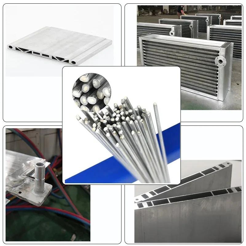 10-40pcs Aluminum Welding Rods 1.6/2.0mm Low Temperature Easy Melt Aluminum Welding Wire Flux Core Suitable for Soldering