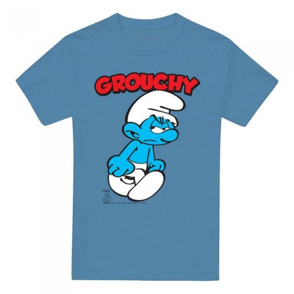 Smurfarna Unisex Vuxen Grinig T-shirt