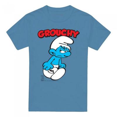 The Smurfs Unisex Adult Grouchy T-Shirt