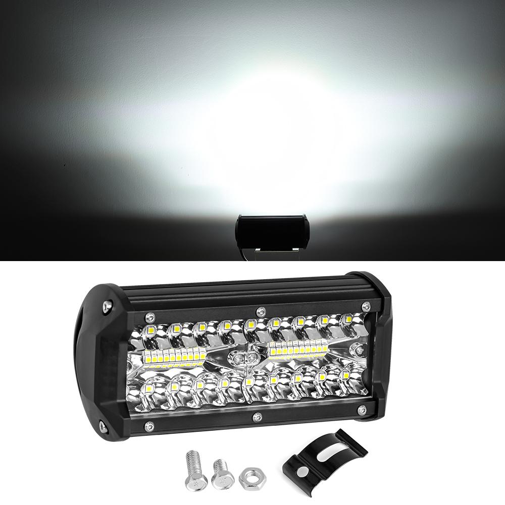 Barra luminosa LED da lavoro 12V Offroad Spot Flood Combo Barra luminosa LED Luce da lavoro per Camion Auto SUV ATV UTV 4WD Accessori Faro LED