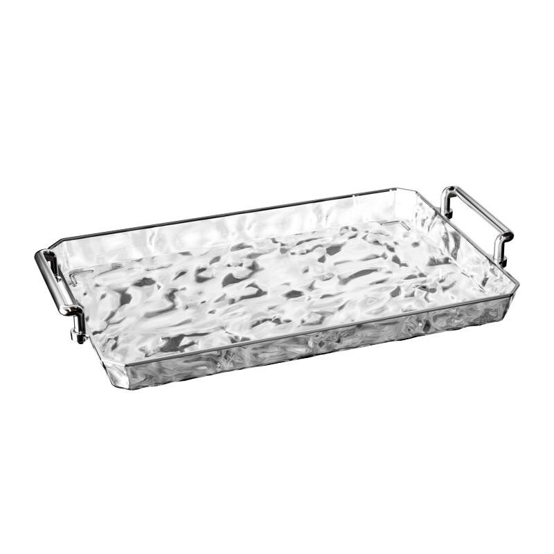 Transparent Rectangular Household Tea Tray