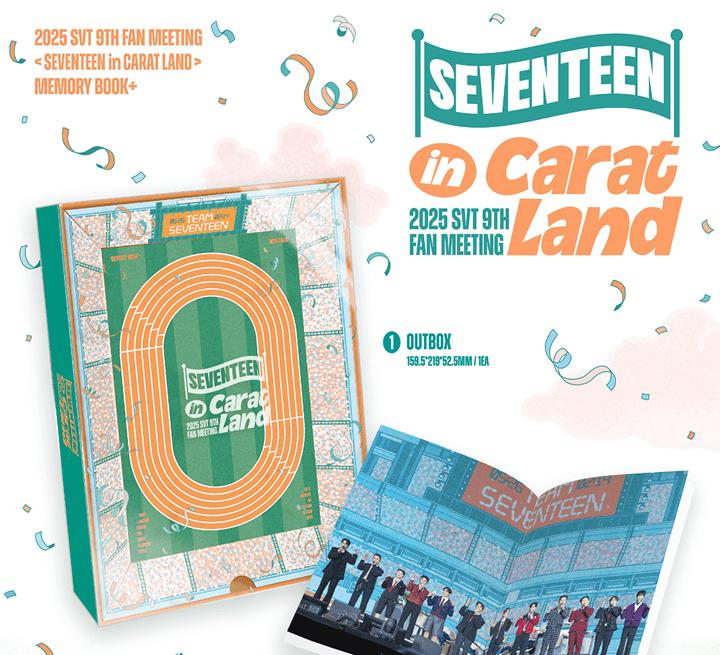 [POB] SEVENTEEN - 2025 SVT 8TH MEETING [SEVENTEEN in CARAT LAND] MEMORY BOOK+