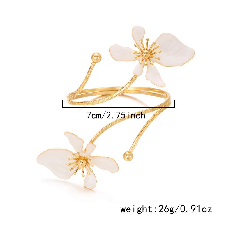 Vacation Style Seashell Starfish Open Arm Bracelet Bohemia Personality Adjustable Women'S Armband