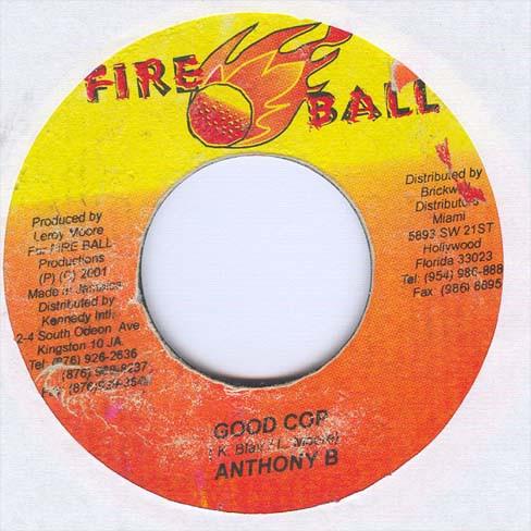 

7inch Record ANTHONY B - Good Cop NONE Fire Ball Recor Jamaica Reggae, Ska & Dub Used