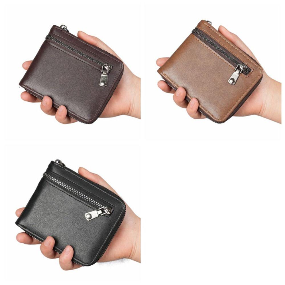 Coin Purses Fold Wallet ID Card Holder Business Purse Fashion Men's Short Wallet  Daily