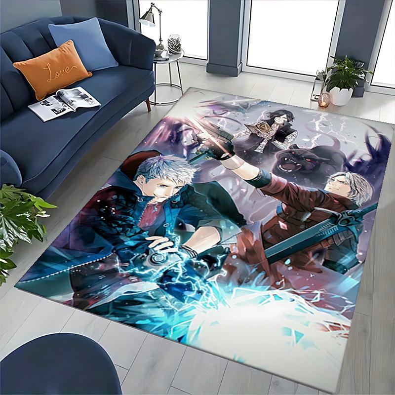 1pc Anime Cartoon Design "Joker" Chair Mat - Non-Slip Carpet for Office, Home Decor, Living Room, Bedroom, Game Room - Joker Theme Gift Idea.Y045