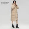 SNOWFLYING Women's X30143172F Long Hooded Down Jacket