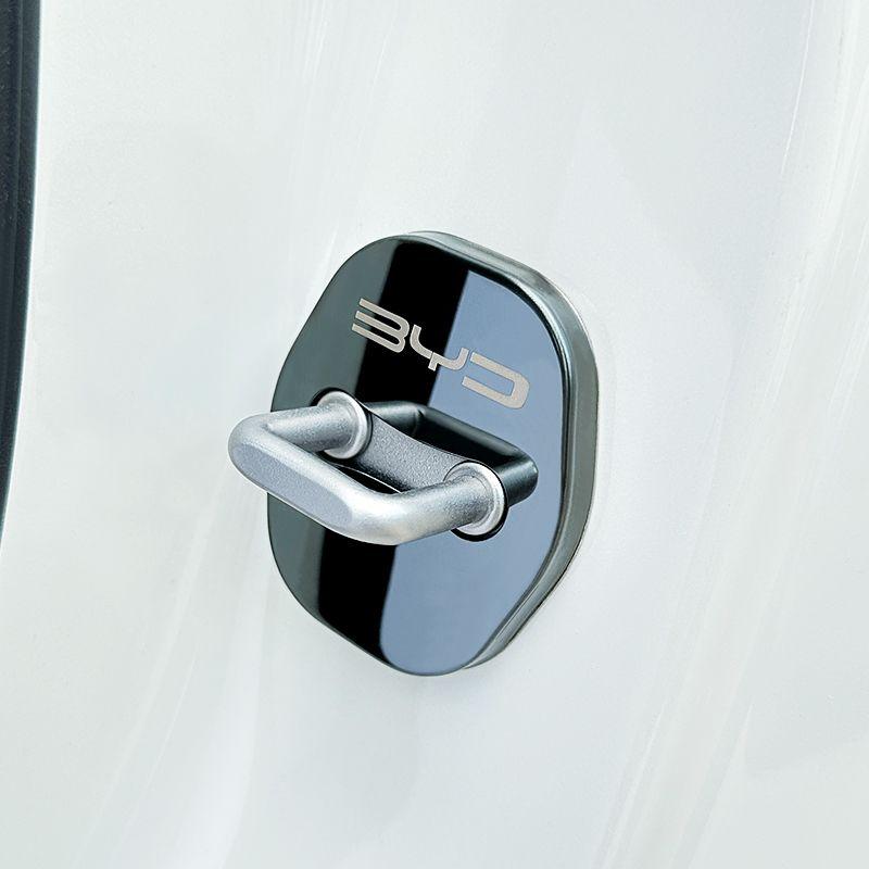 BYD 4Pcs Car Door Protective Cover Stainless Steel for BYD Dolphin Surf Seagull Shark Sealion Atto 3 Yuan Plus Song Plus Seal