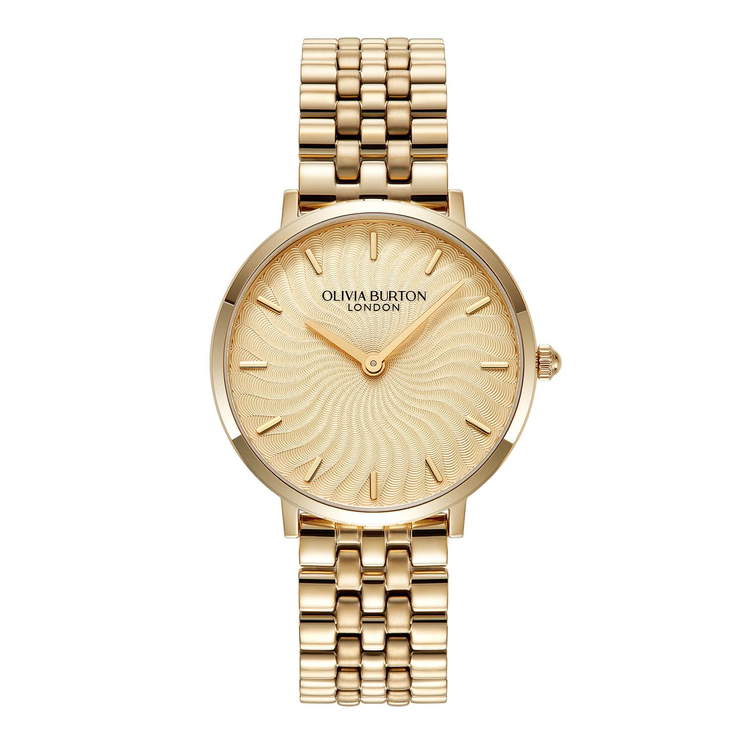 

Официальный дилер часов Olivia Burton 24000140 Signature Radiant Sun Светлое золото Тональный циферблат «солнечные лучи» Золотой браслет 35 мм [OLIVIA BURTON] Женские золотой