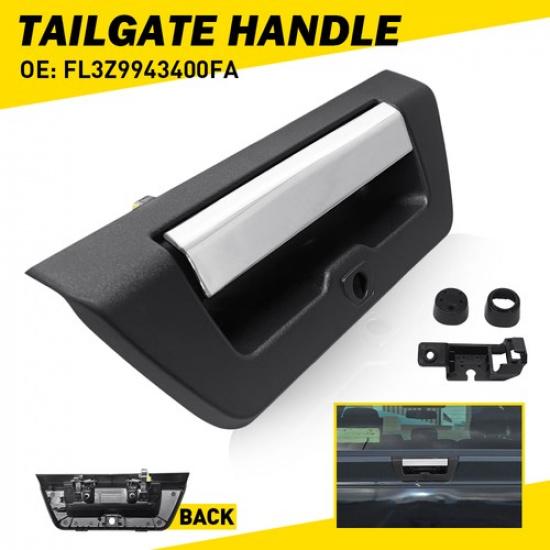 Exterior Tailgate Handle For 2015-2017 Ford F-150 Manual Type With Camera Hole