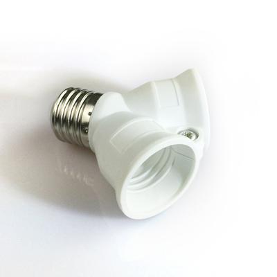 Adattatore Splitter Lampada Attacco Lampadina LED E27 a 2-E27
