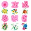 Plant Flowers Shaped Mold Fondant Resin Mould Cake Pastry Baking DIY Supplies