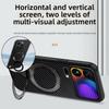For Xiaomi Mi 17 Pro Max Case Hard PU Carbon Fiber Ring Stand Magnetic Protect Back Cover For Xiaomi Mi 17 15 14T 13T Pro Shell