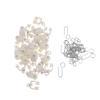 Side Wall Curtain Track Hardware Set Plastic Curtain Track Sets Metal Track Rollers Ceiling Curtain Track For Shower Curtain